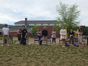 The Edgecomb Eddy School Class of 2021. BILL PEARSON/Boothbay Register