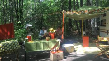 Flower power, avocado green, bright orange and yellow...a return to the late 60s - early ’70s. “C.mon get happy!” LISA KRISTOFF/Boothbay Register