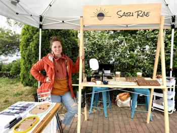Boothbay Harbor native Sari Weiss (Sari Rae) pursues her jewelry-making passion. ISABELLE CURTIS//Boothbay Register
