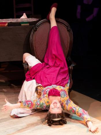 Nanette Hennig Fraser as the dramatic Mrs. Bennet. Courtesy of Heartwood