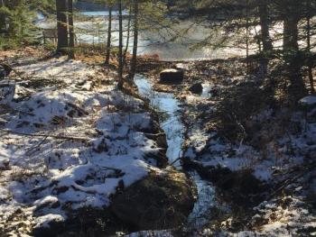 Scenic near the end of the trail. LISA KRISTOFF/Boothbay Register