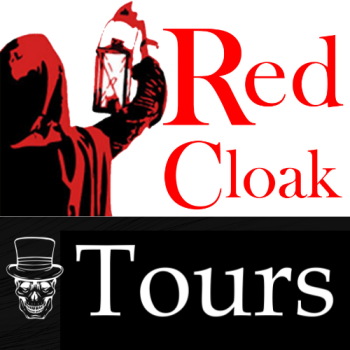 New logo incorporating Red Cloak History Tours with American Ghost Walks. Courtesy of Michael Huberty
