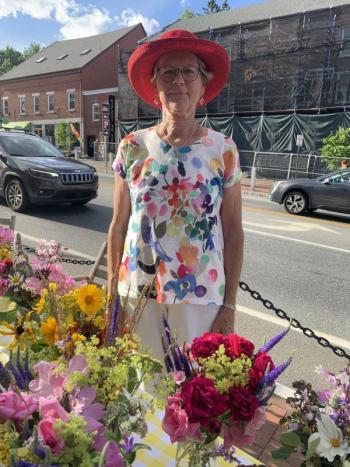 Garden Club of Wiscasset President Lisa Freeman. SUSAN JOHNS/Wiscasset Newspaper