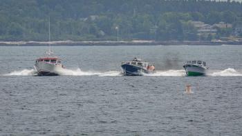 Lobster boat racing is wicked good fun and full of the unexpected. Season starts here June 18. Michael Leonard photo