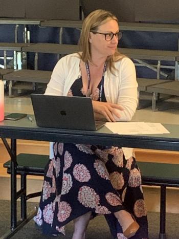 Dr. Christina Boursaw has accepted another job. She officially tendered her resignation during the June 6 Edgecomb School Committee meeting. BILL PEARSON/Boothbay Register