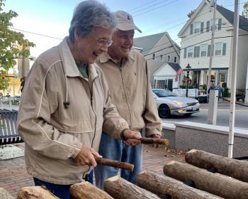 Nancy and Wallace Roby. SUSAN JOHNS/Wiscasset Newspaper