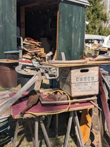 Remnants amass for over seven years. CANDI JONETH/Boothbay Register