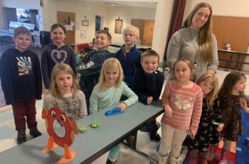 Edgecomb Eddy School students enjoy an afternoon filled with games, drawing and friendship during the after-school program provided Tuesdays, Wednesdays and Thursdays. BILL PEARSON/Boothbay Register