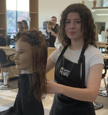 Brianna Farin is one of 26 Wiscasset High School students enrolled at Bath Regional Career and Technical Center. BILL PEARSON/Boothbay Register