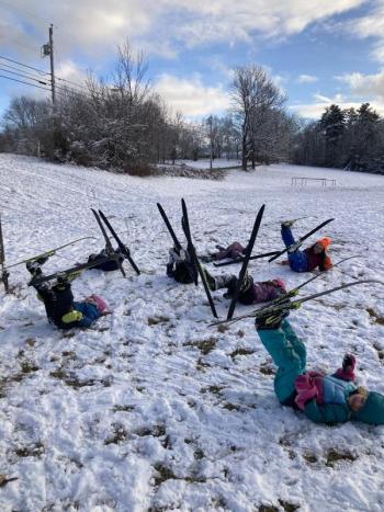 CTL students build strength and agility when they learn to ski. Courtesy of CTL