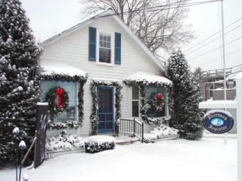 Register office in snow