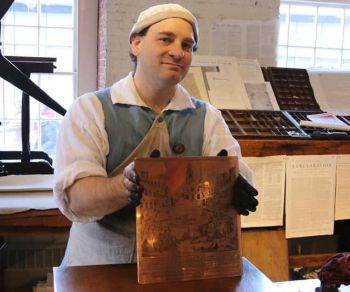 LCHA’s free online lecture on March 7 features printmaker, and living history presenter, Andy Volpe. Visit lincolncountyhistory.org for registration details. Courtesy photo