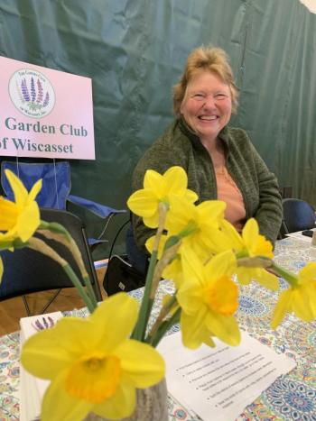 Jan Flowers of Garden Club of Wiscasset. SUSAN JOHNS/Wiscasset Newspaper