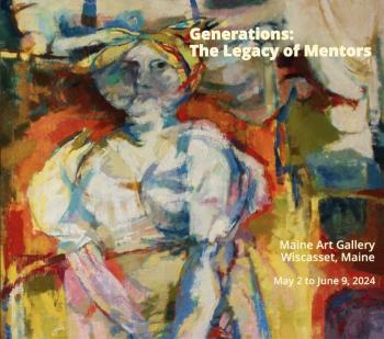 Tom Cavanaugh’s “Fish Cutter” is the cover of this show’s keepsake catalog. Gallery FB page Tom R. Cavanaugh’s “Fish Cutter