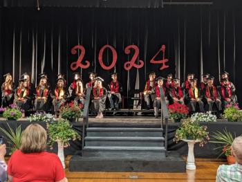 Wiscasset Middle High School class of 2024. CANDI JONETH/Boothbay Register