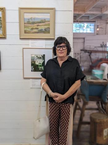 Artist Valerie Thomas. CANDI JONETH/Boothbay Register