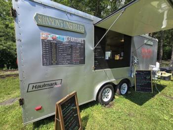 Shannon’s Unshelled parked at Boothbay Railway Village Museum. BRVM FB page