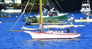 Bay Lady returns to port. KEVIN BURNHAM/Boothbay Register