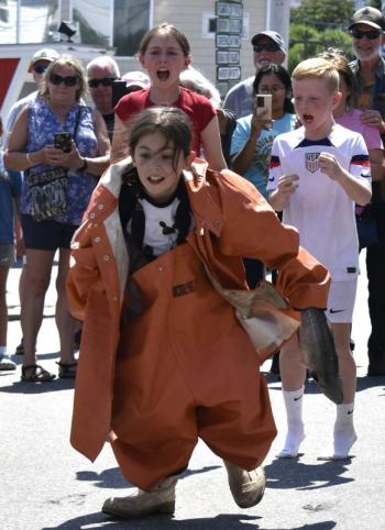 Cod fish races. FRITZ FREUDENBERGER/Boothbay Register