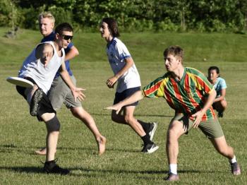 Ultimate Frisbee. FRITZ FREUDENBERGER/Boothbay Register