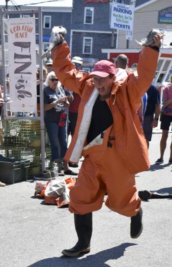 Cod fish races. FRITZ FREUDENBERGER/Boothbay Register