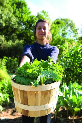 Calla Kainaroi and kale. Kelsey Kobik photo