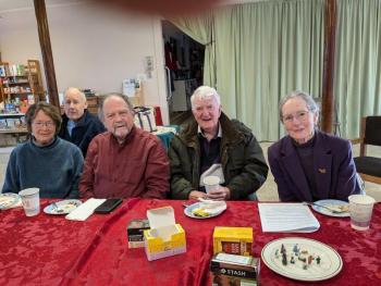 Current members of Le Café Français. Courtesy photo