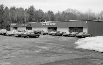 The white building was moved and put up for sale to accommodate construction of a strip mall. PHIL DI VECE photo The white building was moved and put up for sale to accommodate construction of a strip mall. PHIL DI VECE photo