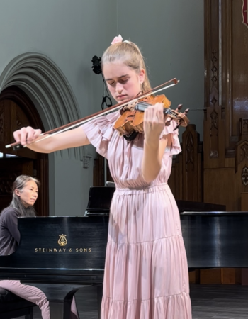 Violinist Linnea Turesson will perform at the Franco Center. Katie Litke photo