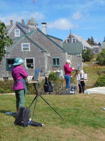 Monhegan has been an artists’ paradise for decades. KEVIN BURNHAM/Boothbay Register