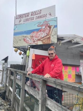Wiscasset’s Frank Sprague. Wendy Ross photo  
