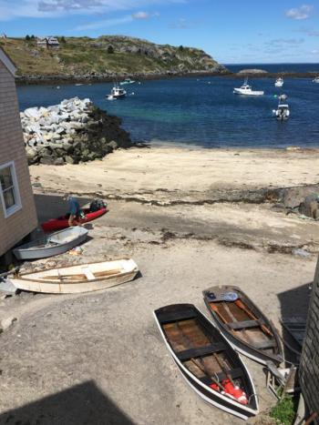 Of course, boats are a common sight around the island. KEVIN BURNHAM/Boothbay Register