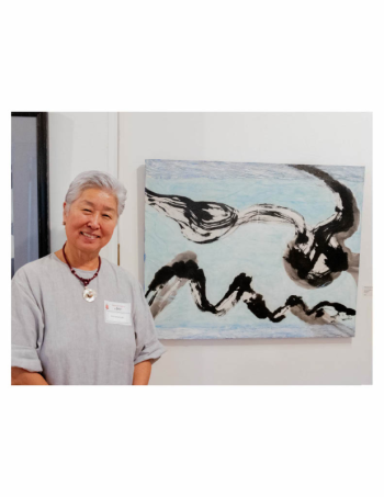 Korean born artist Kichung Lizee welcomes experienced artists and beginners to her June 10 Asian brush painting workshop at the Maine Art Gallery. Courtesy of the artist