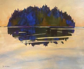 Sarah Wilde: "Island Glow"- acrylic. Courtesy of BRAF
