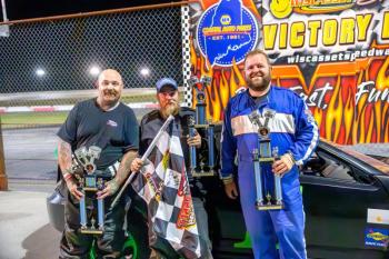 Roadrunners Race #2, from left: Kevin Greenhalgh, Jason Sears and Kyle Enman. Jasen Dickey Photography