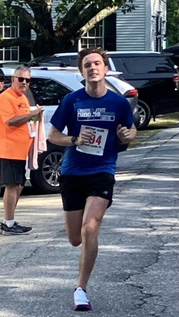 First place male runner: Benjamin Demevs. Courtesy photo