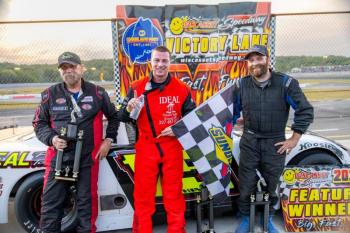 Pro Stocks, from left: Charlie Colby, Nick Hinkley and Jamie Wright. Jasen Dickey photo Pro Stocks, from left: Charlie Colby, Nick Hinkley and Jamie Wright. Jasen Dickey photo