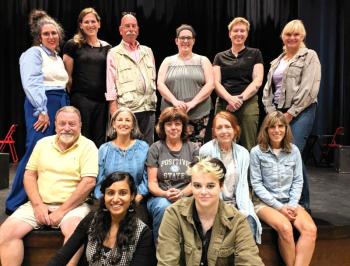 These Midcoast Maine actors will be bringing the mobsters, molls, barmaids and cops of "Murdering the Mob" to life. Show to open in November. Waldo Theatre photo