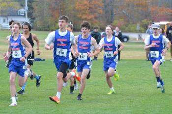 Seahawk boys start at the Southern Maine Class C regional championships. Courtesy of Michael Gaffney Seahawk boys start at the Southern Maine Class C regional championships. Courtesy of Michael Gaffney