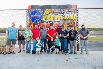 The Emerson Racing Family celebrates their 2025 season success. Jasen Dickey photo 