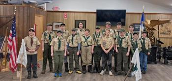 Pictured from left are Pheonix P., Spencer C., James R., Matthew R., Thomas R., Jeffrey M., Henry R., Christopher C., Blake H., Dylan L., Nevan P., Owen P., Elijah S., Hudson H. and Nolan P. Courtesy photo 