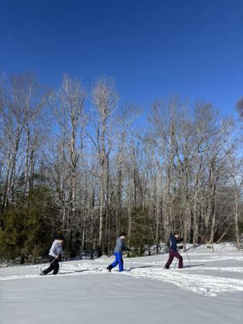 Physical education classes at CTL include cross country skiing. Courtesy of CTL