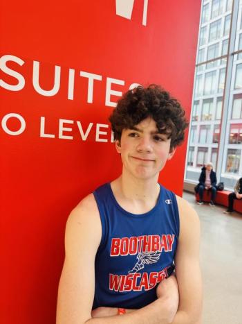Ross Gaffney at the New Balance Track & Field Center in Boston. Michael Gaffney photo