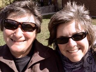  Linda Picceri and Michelle Tanguay, No Spring Chickens, to play May Open Mic on May 30. Courtesy photo