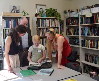The main building of the school was open to guests to enjoy materials from CTL's archives. Courtesy photo