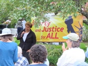 Saturday’s rally. Courtesy photo 