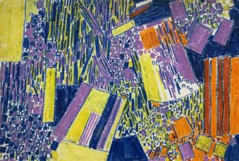 Lynne Mapp Drexler,  Untitled VIII, 1963, oil stick on heavy paper. Courtesy of Wiscasset Bay Gallery