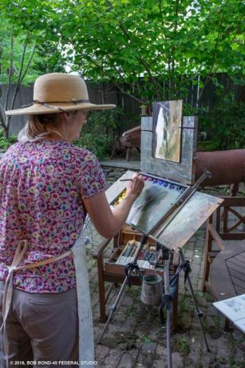  Waldoboro artist Roberta Goschke 