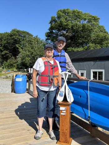 Paul and Sue Taylor are the official honorees for the first-ever Paddlepalooza. Courtesy photo