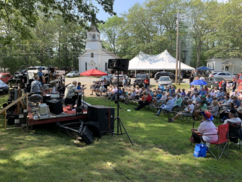 Audience last year for the Debbie Myers performance. Be sure to hear Debbie and the Redneck Rodeo Aug. 8!  Courtesy of Hilary Petersen